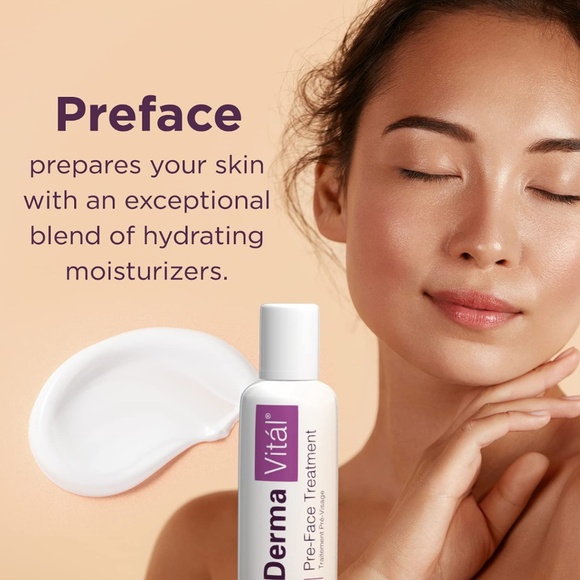 DermaVital Preface Treatment by DermaWand - Face Moisturizer Cream, Anti Aging - Picture 2 of 4